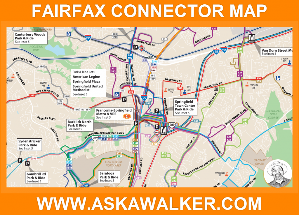 Fairfax Connector Map