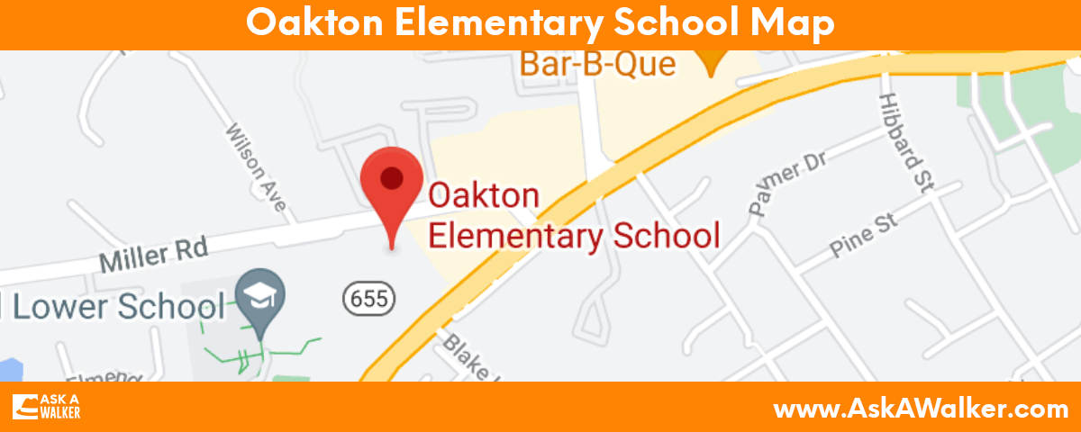 Map of Oakton Elementary School