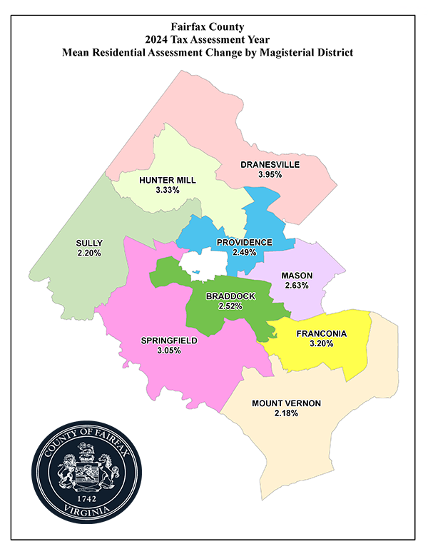Map Fairfax County Tax Assessments 