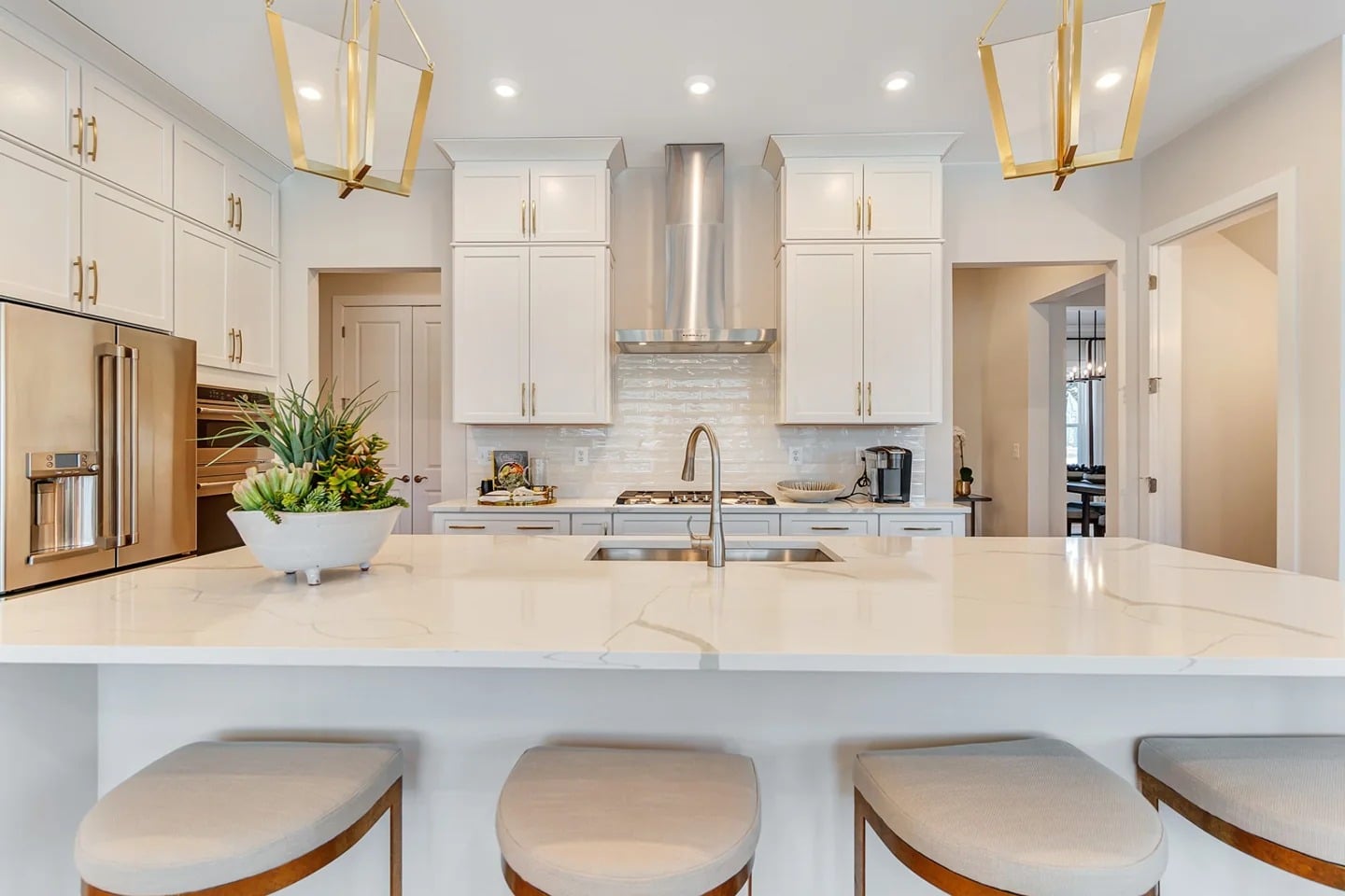 Northern Virginia new construction model home kitchen
