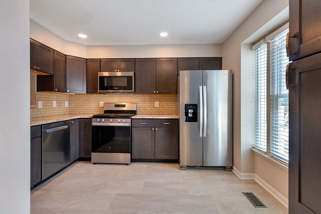 Wide kitchen view at 6431 Castlefin Way in Kingstowne, Alexandria