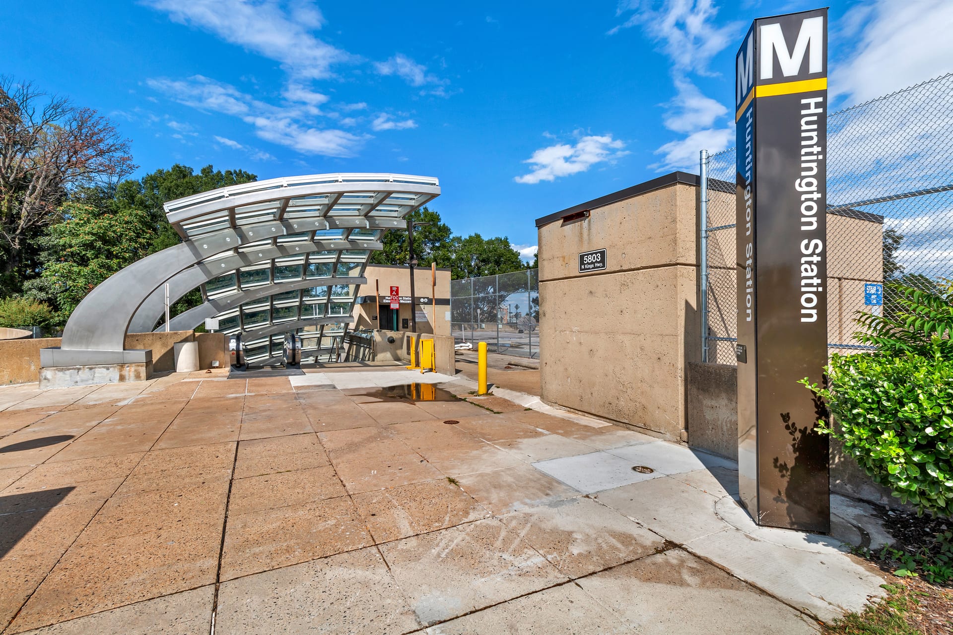 Metro entrance in Alexandria, Virginia
