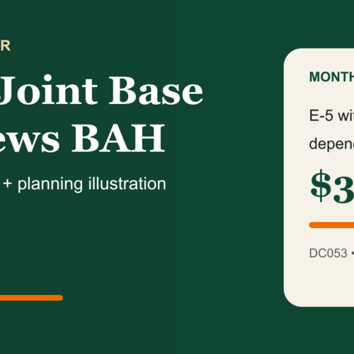 2026 Joint Base Andrews BAH Rates & Buying-Power Planner
