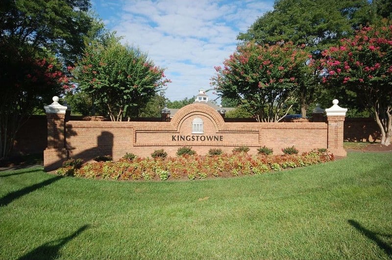 Kingstowne community entrance in Alexandria, Virginia