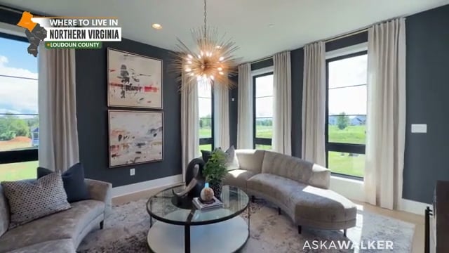 Furnished main-level studio inside the Wormald Oakhall model at Valley Springs Estates