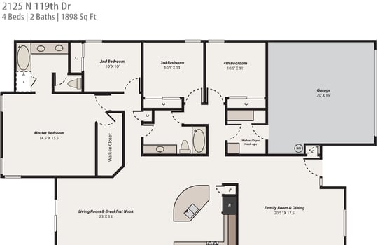 Floor Plan &#8211; 2125 N 119th Dr-01