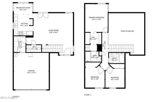 Floor Plan &#8211; 3610 W Creedance Blvd