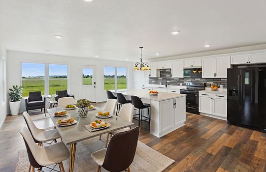 Virtually Staged for Inspriation_Kitchen Dining