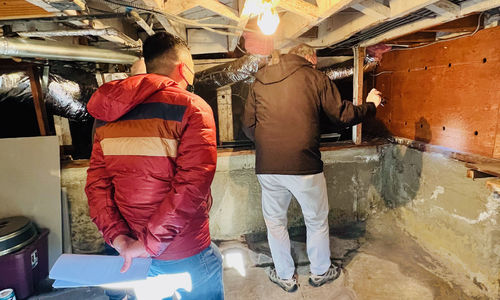 Foundation Inspection with Seismic Engineer