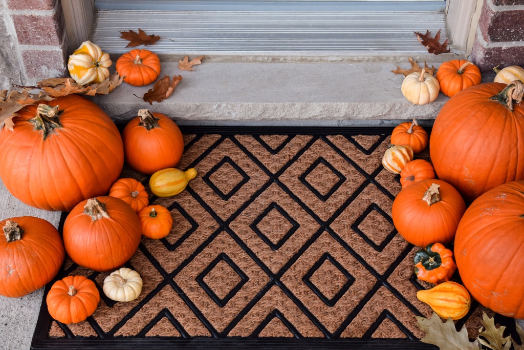 autumn door mat