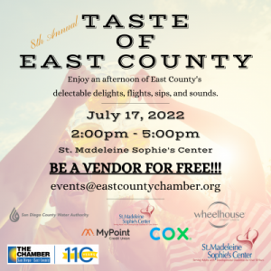Taste of East County Flyer