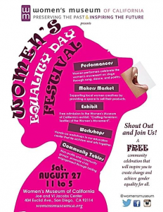 Women's Equality Day Festival Flyer
