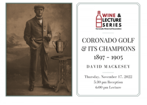 Coronado Wine & Lecture - Golf History