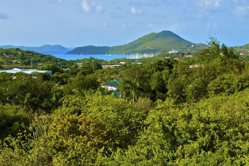 Elevated view NorthWest from above survey point 3C787 2