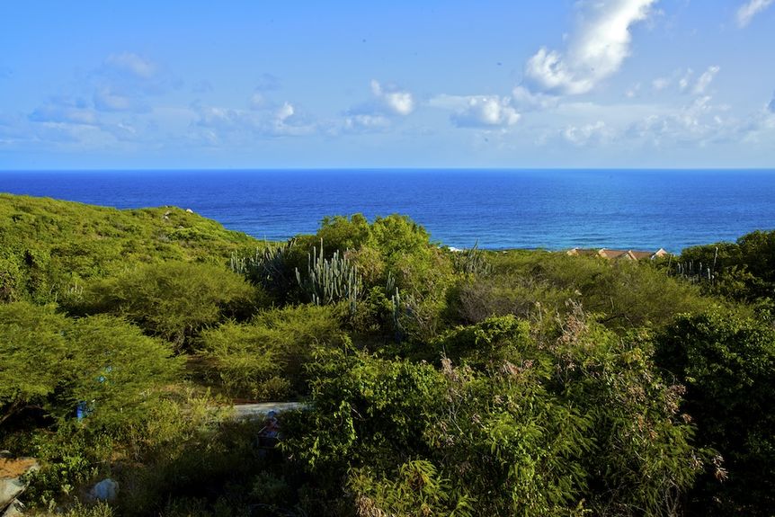 Elevated view South from above survey point 3C787