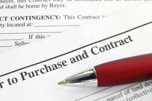 Contract to purchase real estate