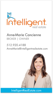 Business card for Anne Marie Cancienne, Broker/Owner of Intelligent Real Estate