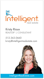 Business card for Kristy Rioux, REALTOR at Intelligent Real Estate