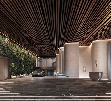 138 Yorkville Condos - Lobby Entrance Arrival Valet - img_1-min