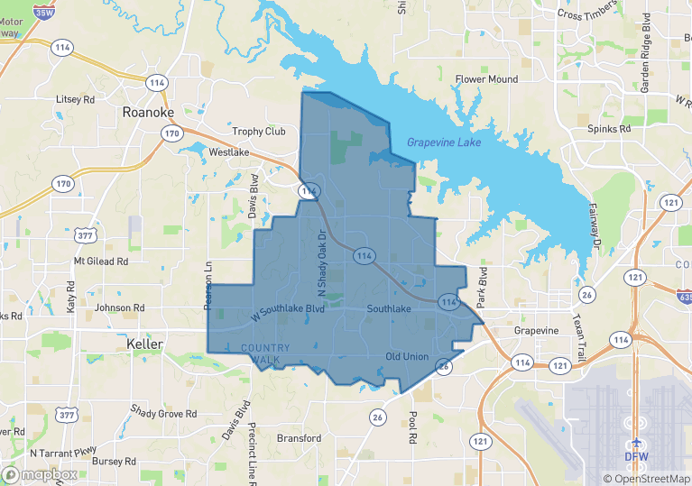 Southlake Texas Zip Code Map Map of world