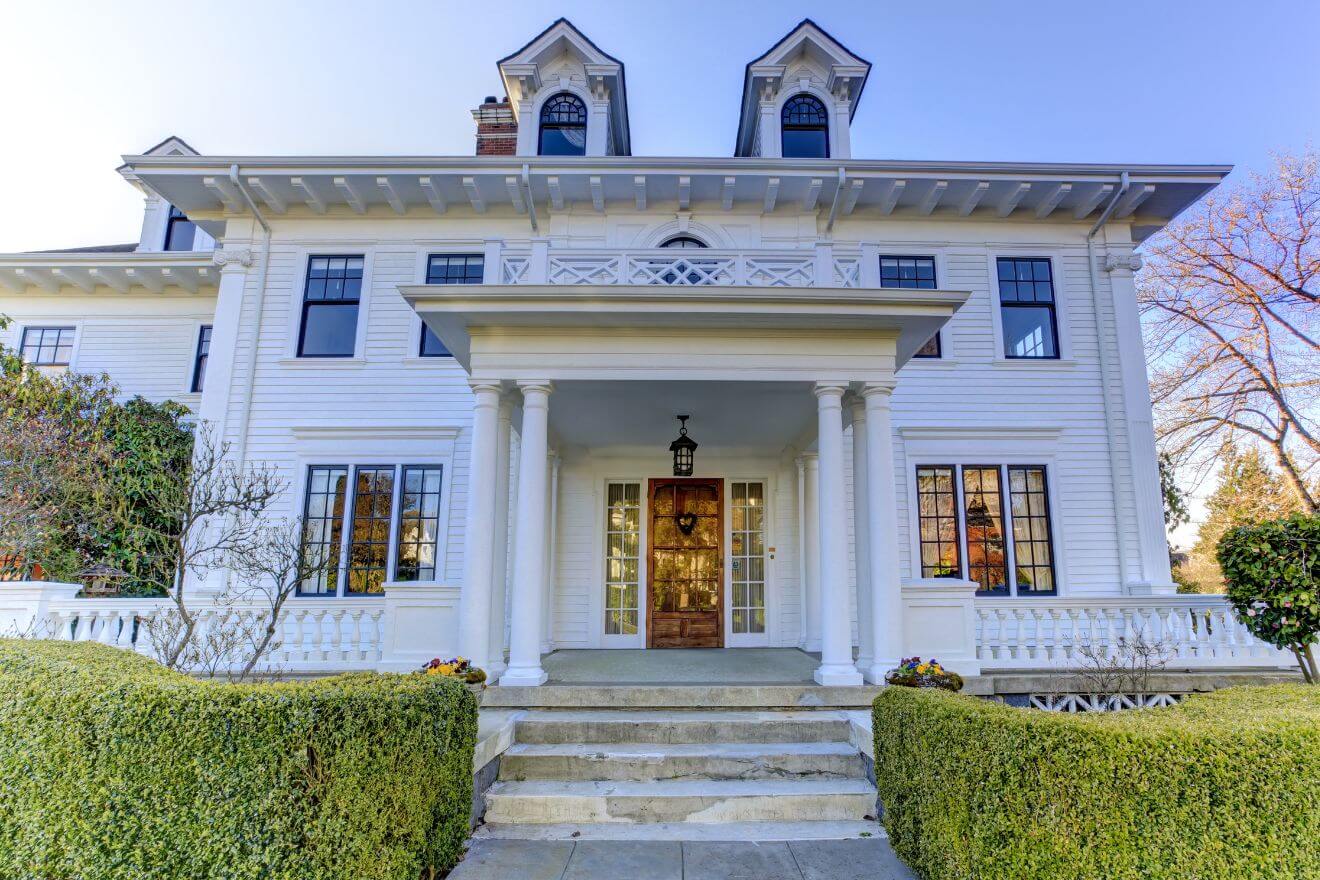 Colonial Revival style was spurred by this nostalgia and reverence for the past. It was also a rejection of the Victorian style's overly ornate leanings. While it includes similar classical elements, the implementation is more refined.