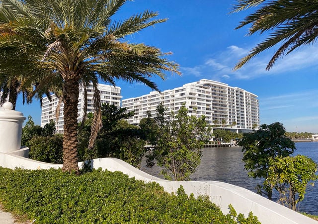 View of Middle River with East Point Tower in Background