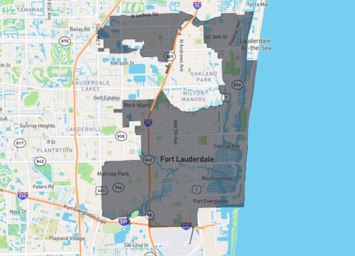 Fort Lauderdale Real Estate Map