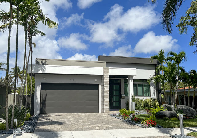Wilton Manors Modern Single Story Home with Garage