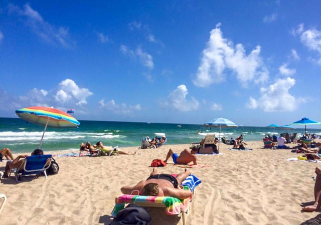 Fort Lauderdale Beach Sunbathers