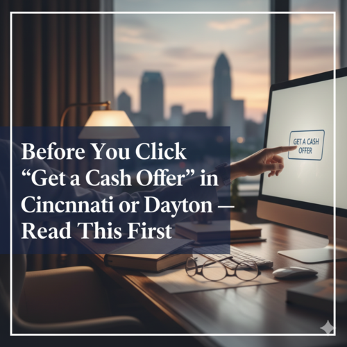 Before you click cash offer