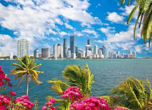 Miami waterfront skyline