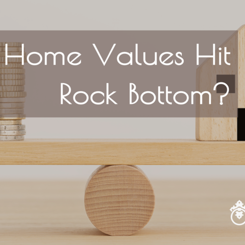 Have Home Values Hit Rock Bottom?