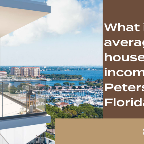 What is the average household income in St Petersburg Florida?