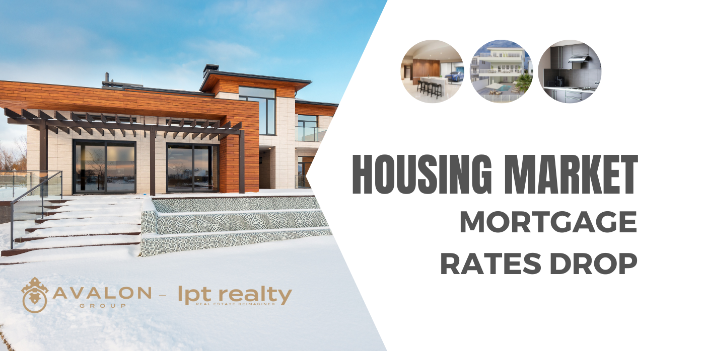 Housing Market Cover picture shows a modern house with wood and stucco siding and a flat roof.