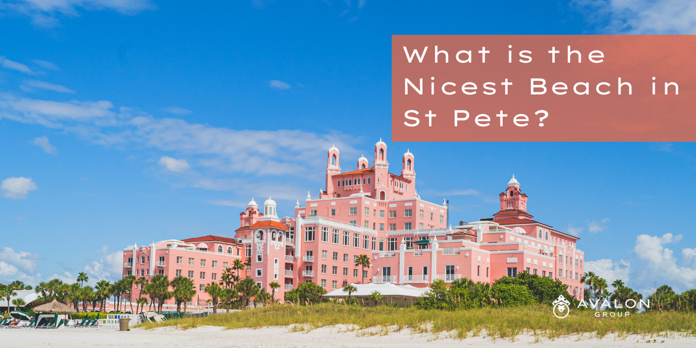 What is the Nicest Beach in St Pete Cover picture shows a picture of the pink Don Cesar hotel.