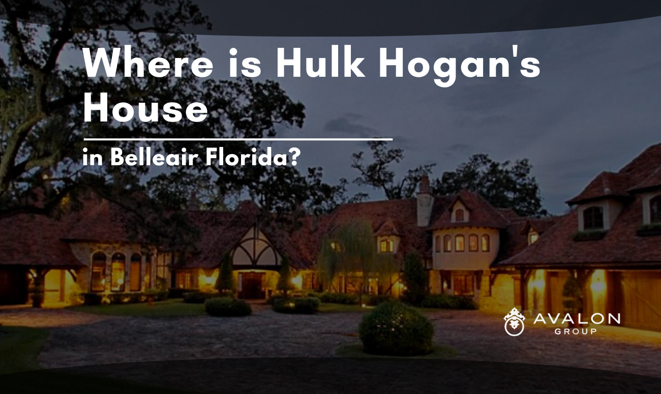 Where is Hulk Hogan's House in Belleair Florida cover picture shows his mansion at night with lights on.
