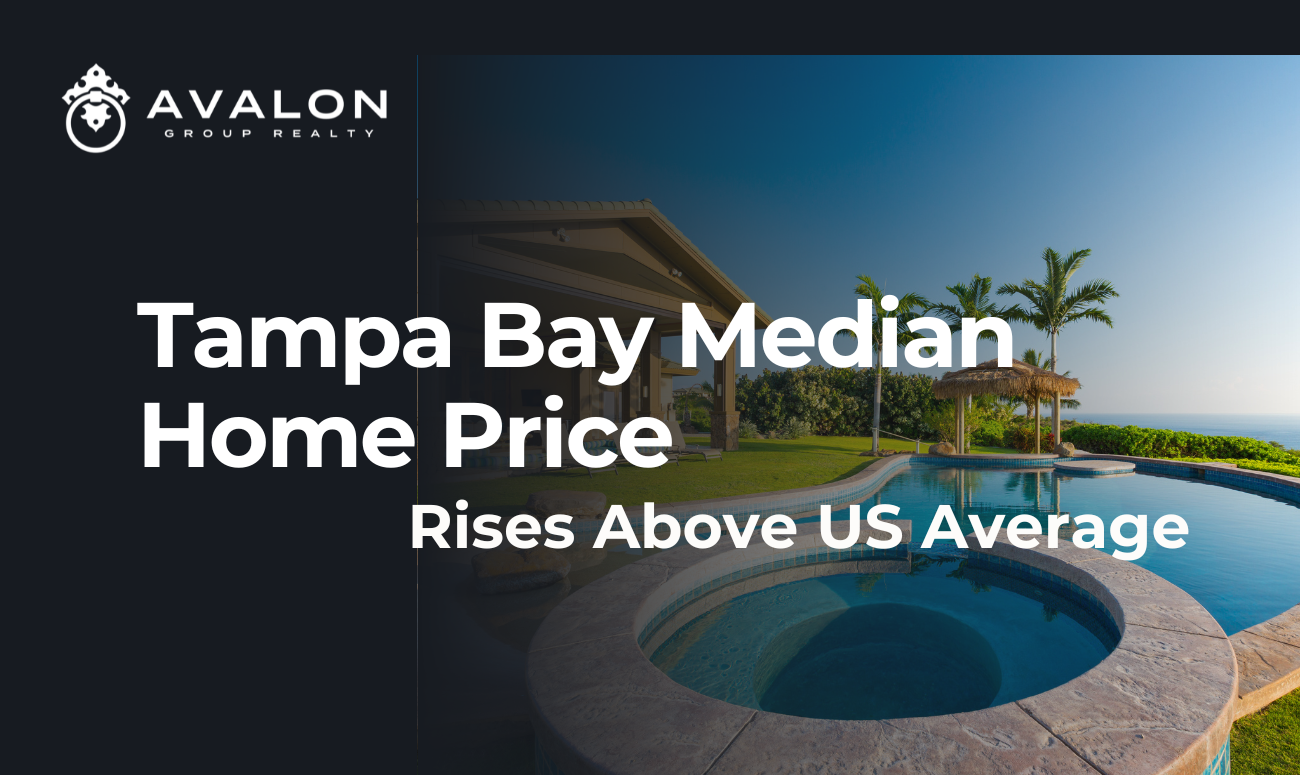 Tampa Bay Median Home Price cover picture shows a beach home with a pool