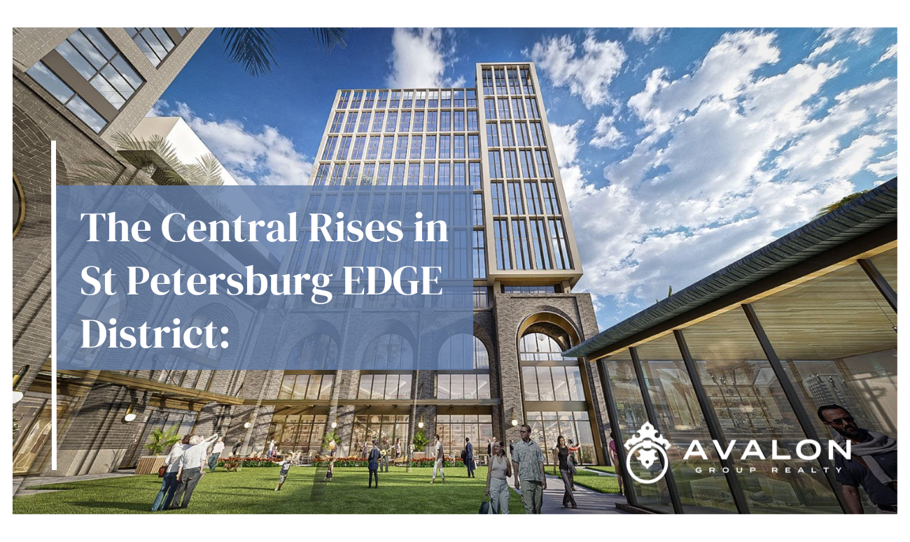 The Central Rises in St Petersburg EDGE District  cover picture shows rendering of high rise building.