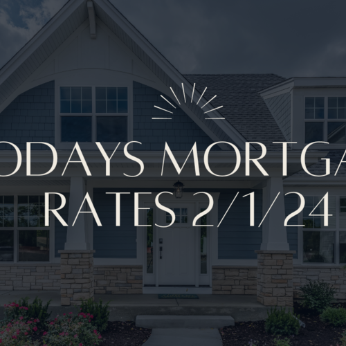 Todays Mortgage Rates 2/1/24