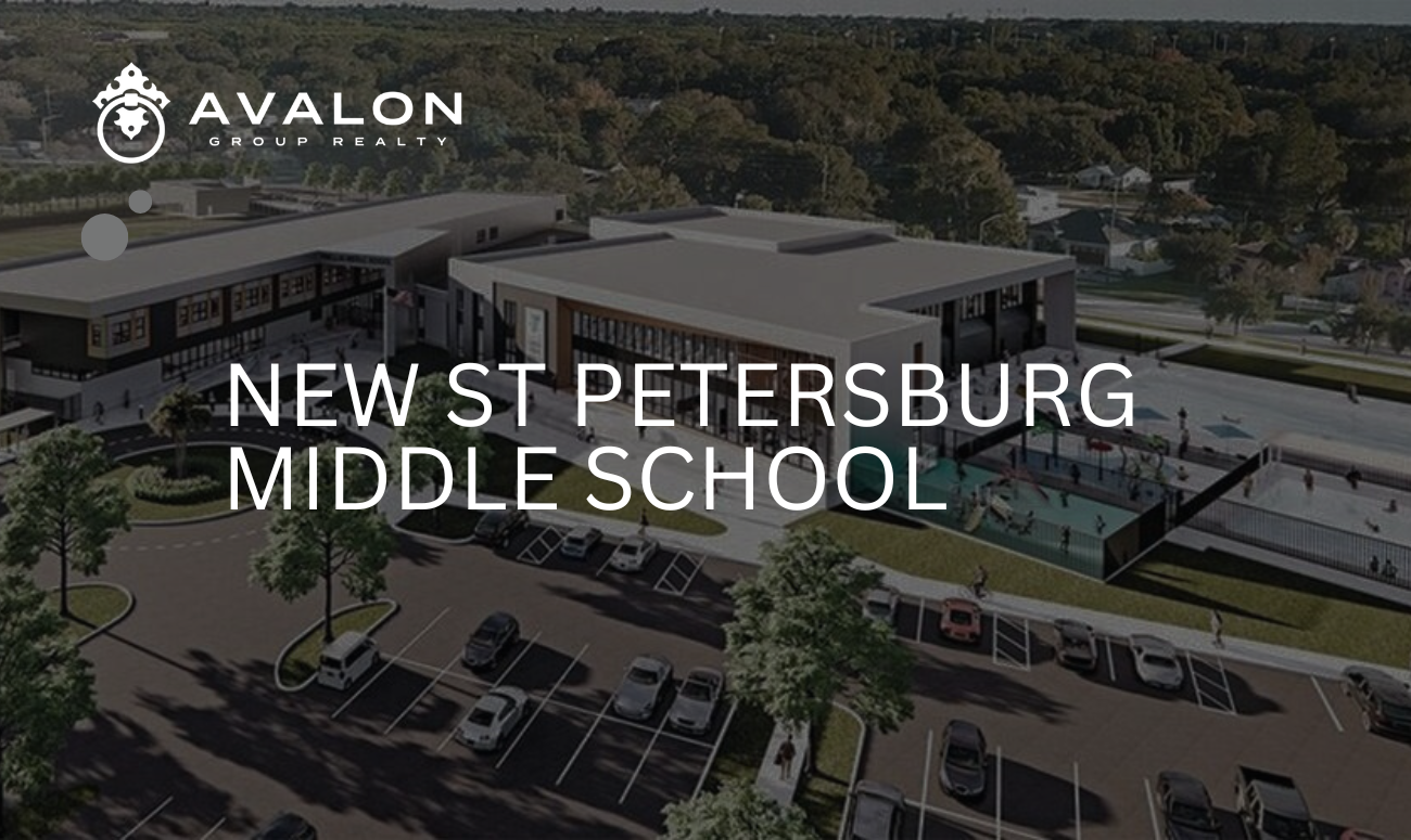 New St Petersburg Middle School cover picture shows the rendering of the new Mangrove Middle School