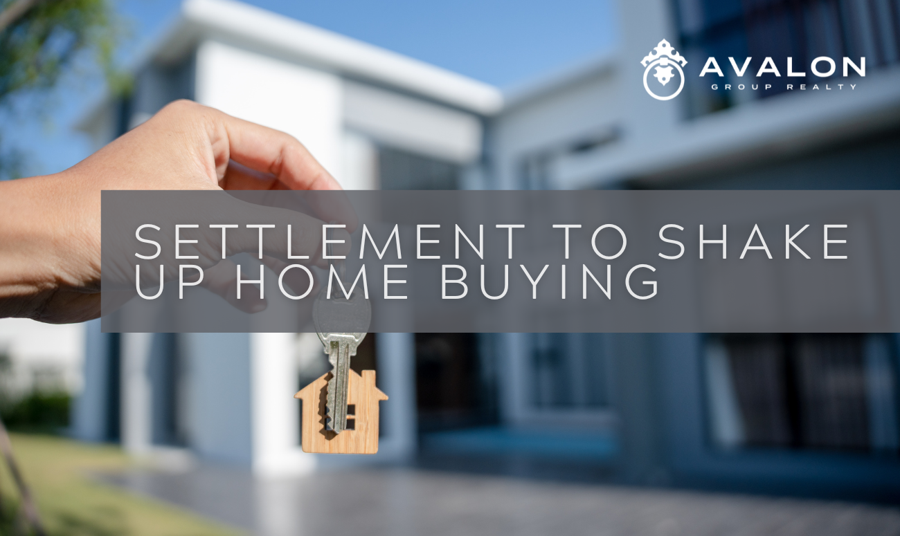 Settlement to Shake Up Home Buying cover picture shows a modern home with a hand holding keys in front.