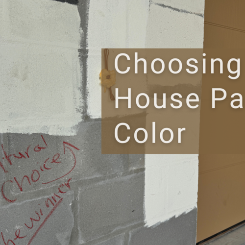 Choosing My House Paint Color