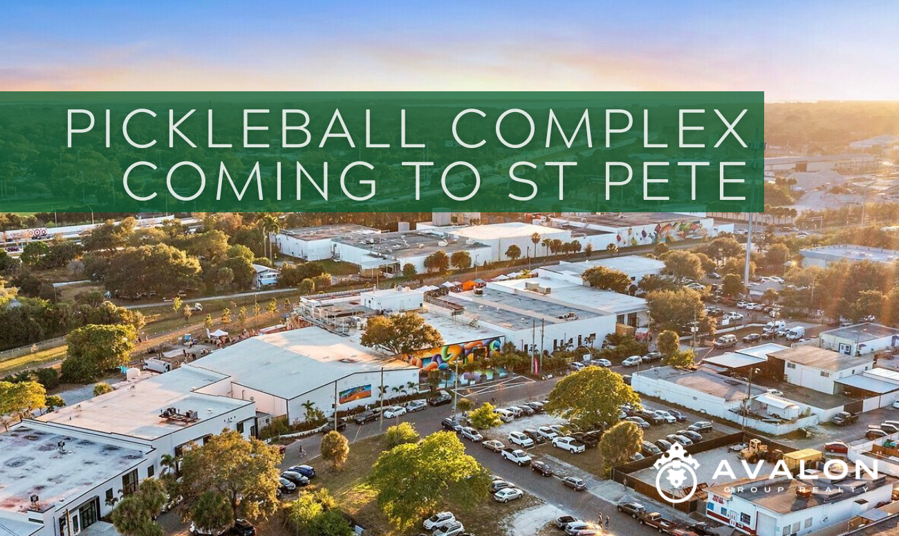 Pickleball Complex Coming to St Pete. Cover picture shows the strip mall where it will be located.