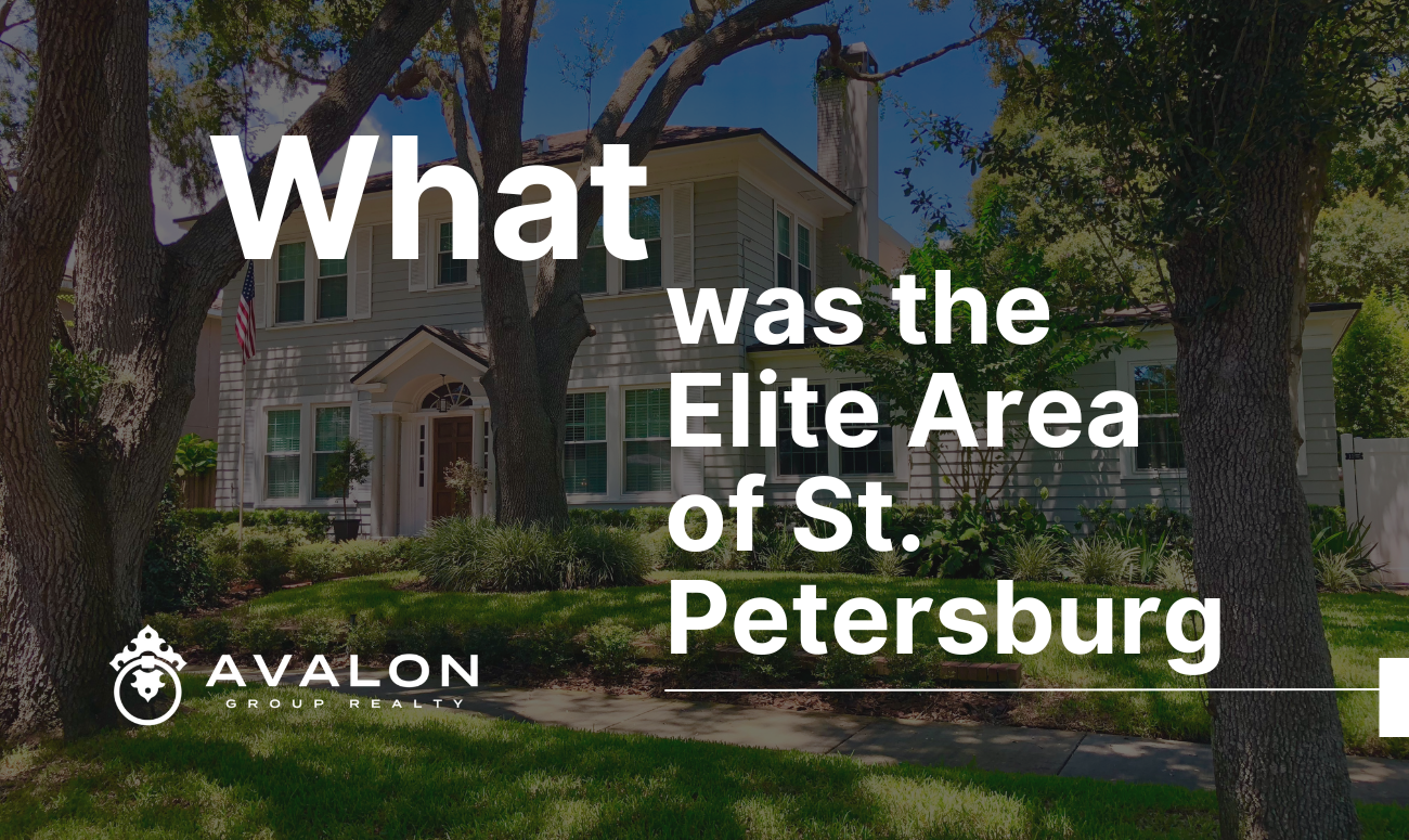 What was the Elite Area of St. Petersburg? Cover picture shows a home in Old Northeast in the background.