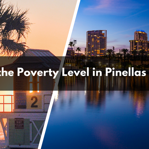 What is the Poverty Level in Pinellas County?