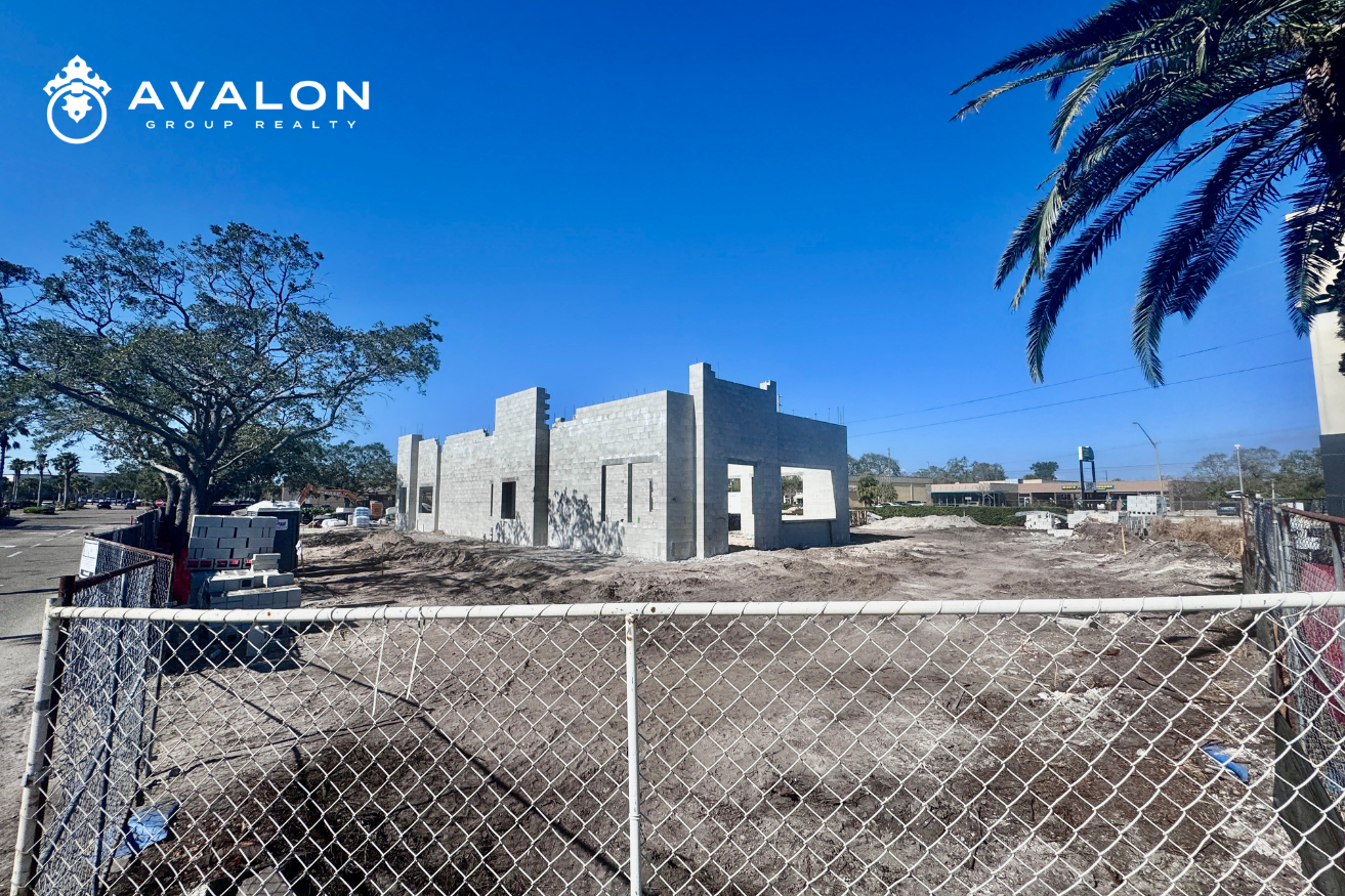 Where Is Raising Cane’s Going To Be Located in St Pete picture Here is a picture of the Raising Cane's construction site facing northwest from the mall entrance.