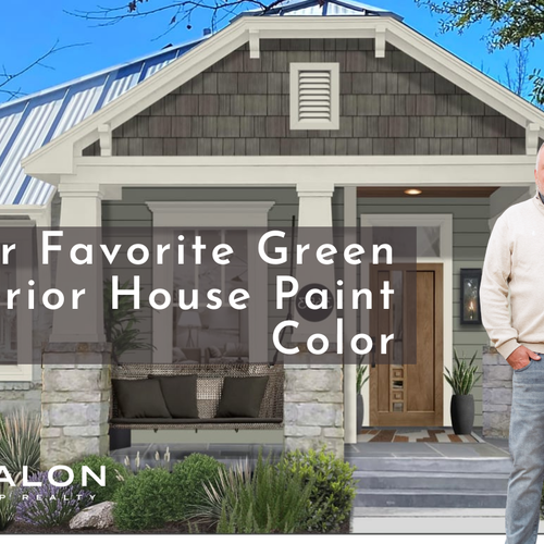 Our Favorite Green Exterior House Paint Color