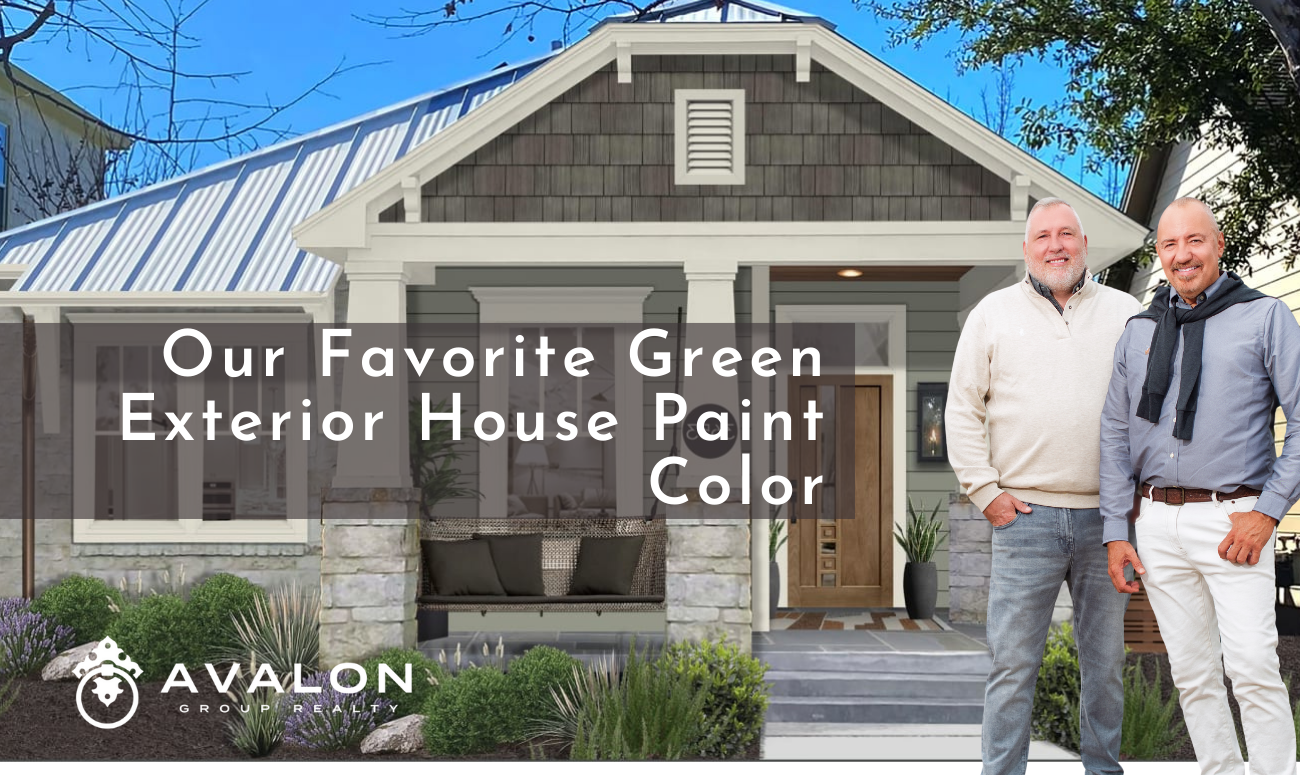 Our Favorite Green Exterior House Paint Color