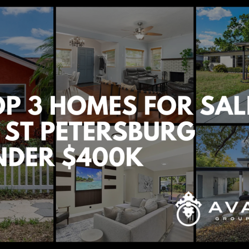 Top 3 Homes For Sale in St Petersburg Under $400K