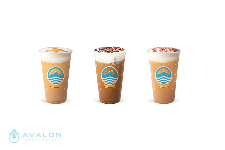 Cali Coffee Is Coming to St. Petersburg First Drive-Thru Location Planned on 66th Street North picture shows seasonal drinks with candy sprinkles.